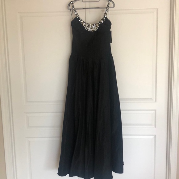 NWT Teri Jon 100% silk gown - Picture 11 of 11